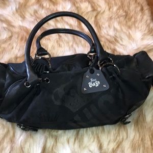 Black Juicy Couture Fabric Purse